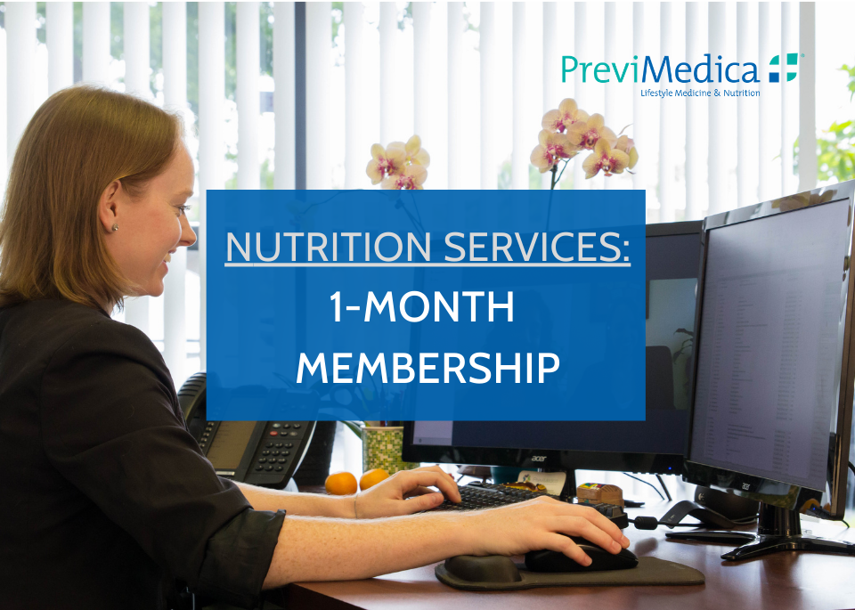 PreviMedica Nutrition Services - One Month Membership