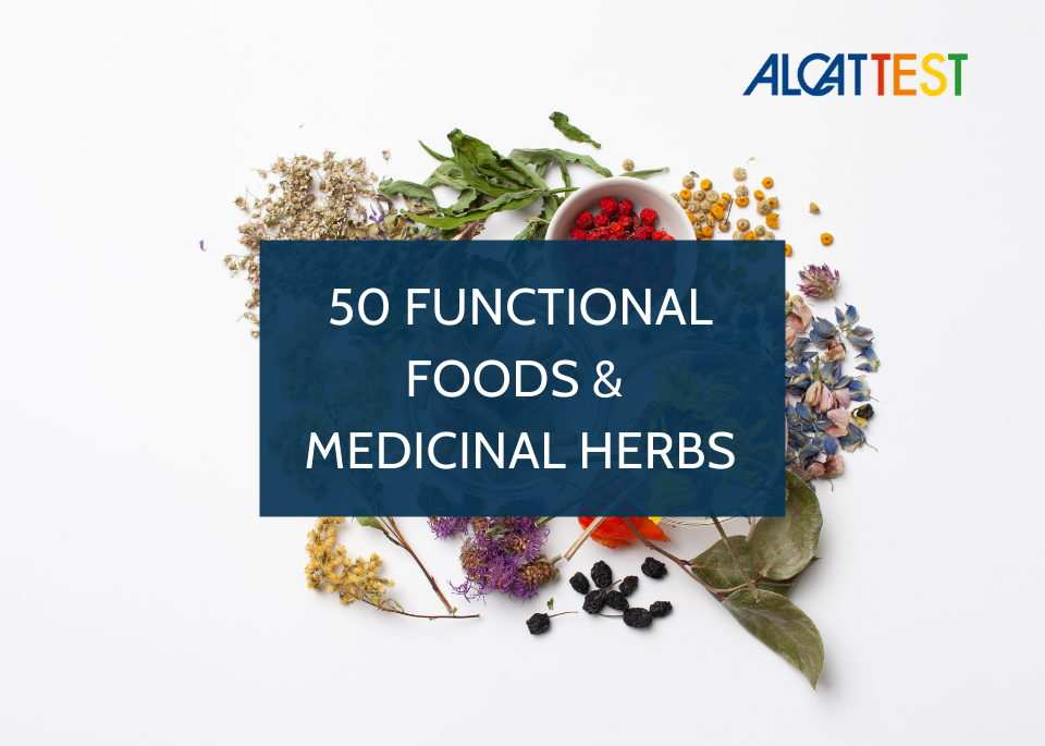 50 Functional Foods & Medicinal Herbs - Alcat Test Panel