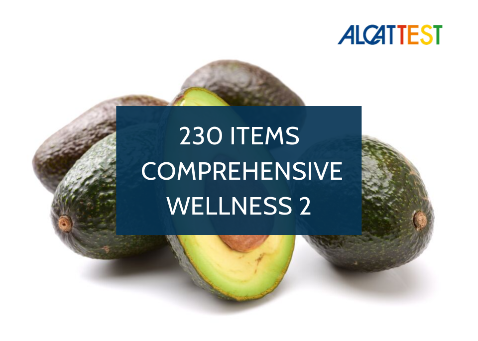 230 Items - Comprehensive Wellness 2 - Alcat Test Panel