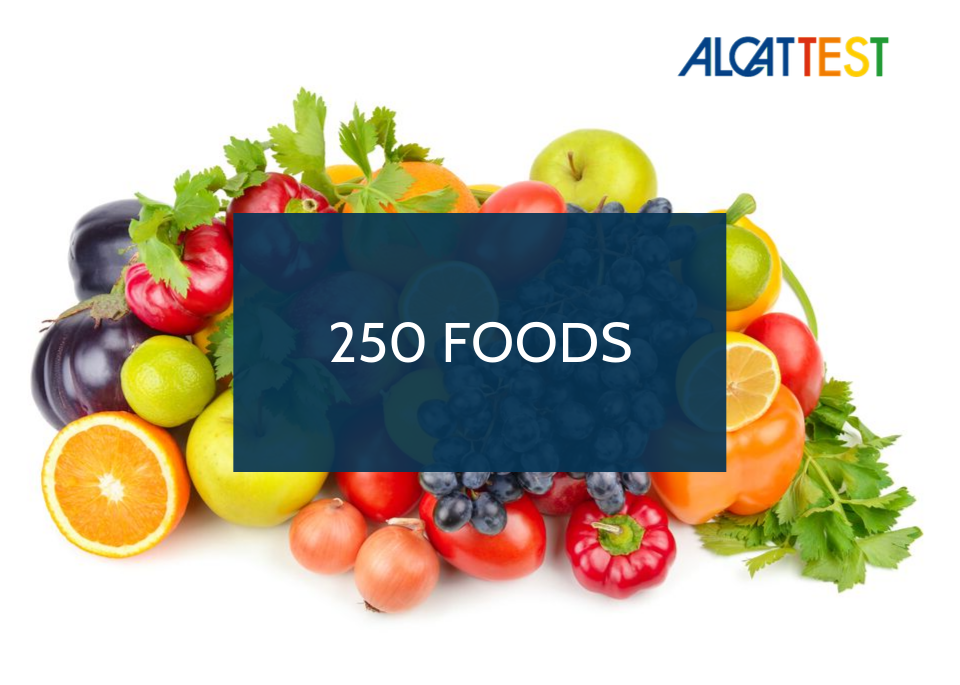 250 Foods - Alcat Test Panel