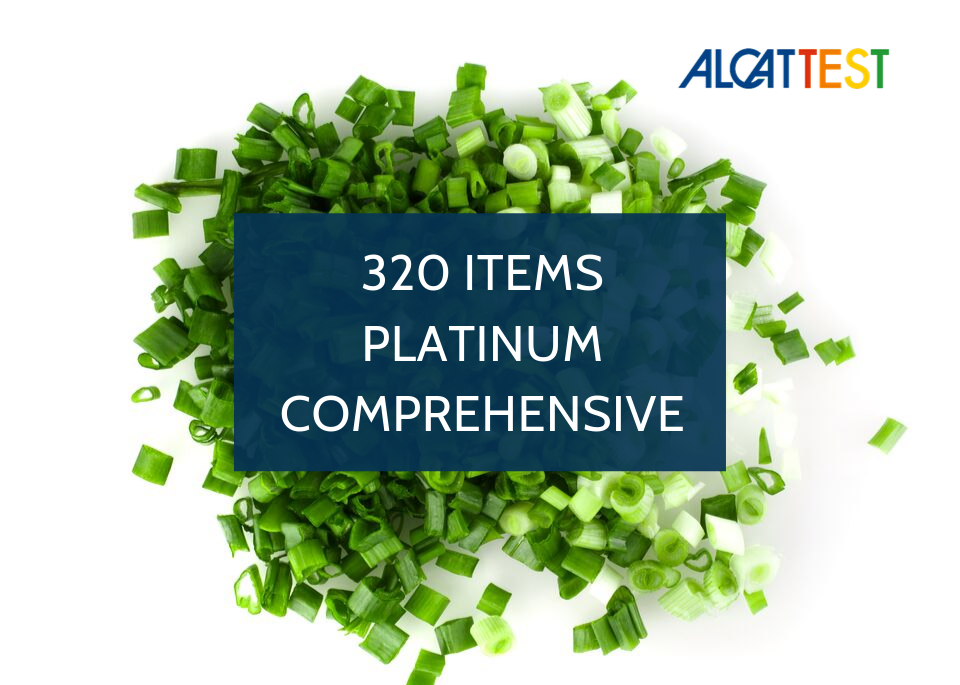 320 Items - Platinum Comprehensive - Alcat Test Panel