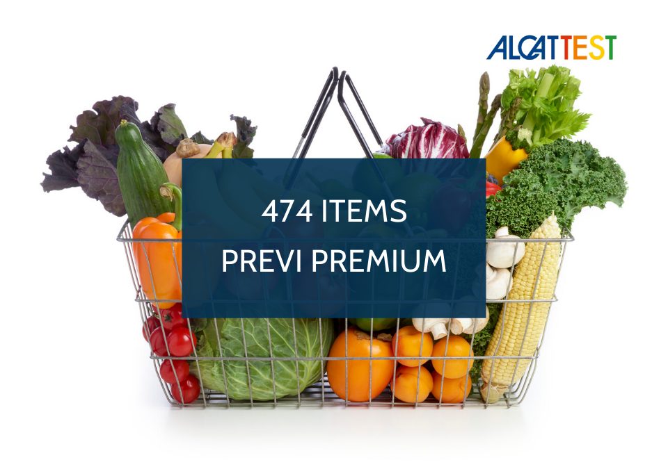 474 Items - Previ Premium - Alcat Test Panel