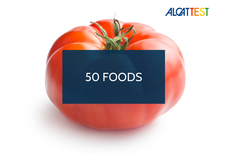 50 Foods - Alcat Test Panel
