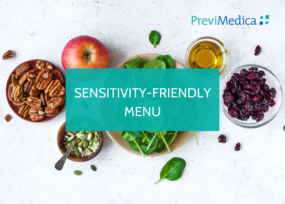 PreviMedica Nutrition Services - Sensitivity-Friendly Menu