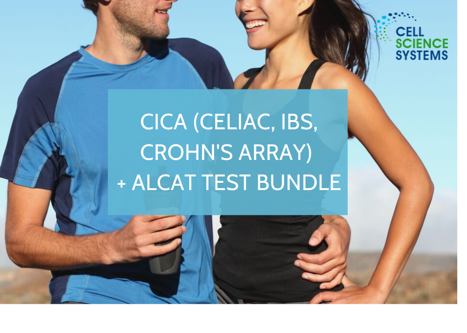 Celiac, IBS & Crohn's Array (CICA -Genetic Only) + Alcat Test Bundle